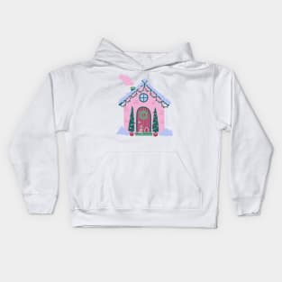 Christmas Cottage Kids Hoodie